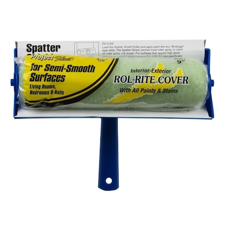 Linzer Linzer Project Select 9 in. W Regular Paint Roller Frame and Cover Threaded End 7938